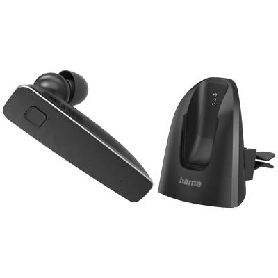 Hama Mobiltelefon In-ear headset Bluetooth Mono Svart Volymkontroll