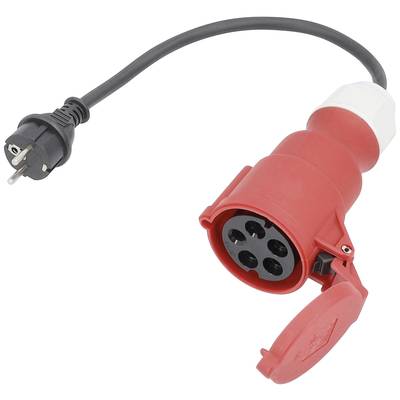 AS Schwabe 61371 Ström Adapterkabel 16 A Svart 0.3 m H07RN-F 3G 2,5 mm²