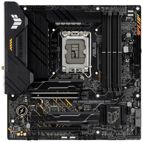 Asus TUF GAMING B660M-PLUS WIFI Moderkort Sockel Intel® 1700 Formfaktor Micro-ATX Moderkort-chipset Intel® B660