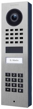 DoorBird  D1101KV Aufputz V4A    IP Video-porttelefon  WiFi  Utomhusenhet    Rostfritt stål (borstat)