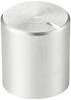 TRU COMPONENTS TC-11613920 Vridknapp med knappmarkering Silver (Ø x H) 10 mm x 11 mm Aluminium, Plast 1 st