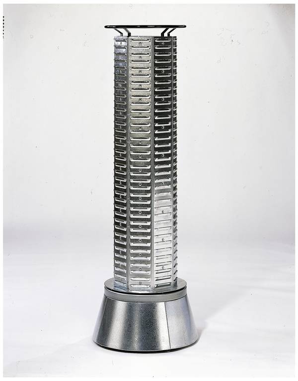 raaco 114158  Snurrställ ESD Drehturm f.Sichtboxen (leer) ledande  Silver 1 st