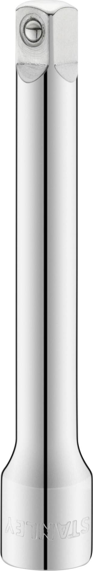 En silverfärgad metallförlängningsarm för hylsnycklar med blank yta, där ett delvis synligt varumärkesnamn framträder.