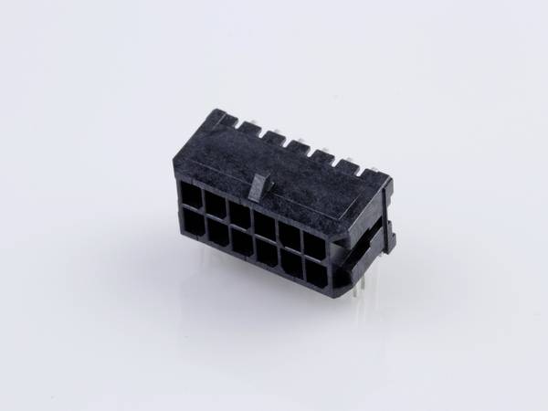 Molex Stiftlist installation (standard)  Totalt antal poler 12 Rastermått: 3 mm 430451223 1 st Tray