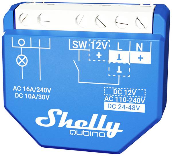 Shelly Shelly Qubino Wave 1  Strömbrytare  Z-Wave, Z-Wave+