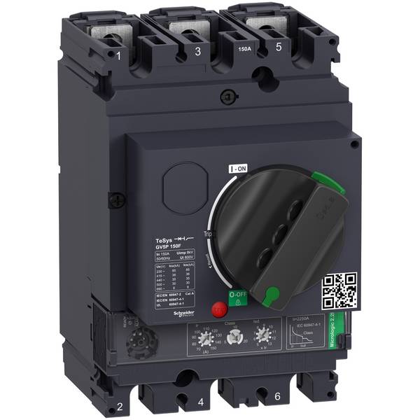 Schneider Electric GV5P150F Motorskyddsrelä 1 st Inställningsområde (ström): 70 - 150 A Växelspänning (max.): 690 V/AC Piece