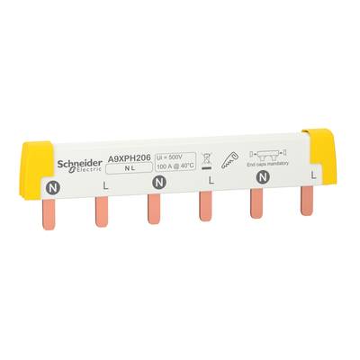 En faskenhetstillverkare från Schneider Electric med modellnummer A9XPH206 för 500V och maximalt 100A.