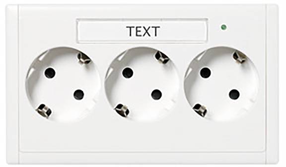 Schneider Electric 5940250 Infälld dosa 3x socket 1 st