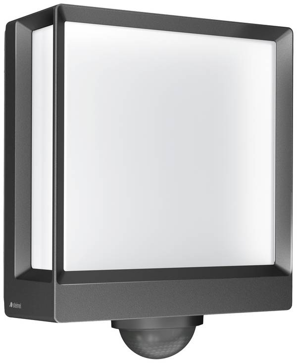 Steinel L 40 SC ANT 085247 LED-utomhusväggbelysning med rörelsedetektor  LED LED fast installerad 12.9 W Antracit