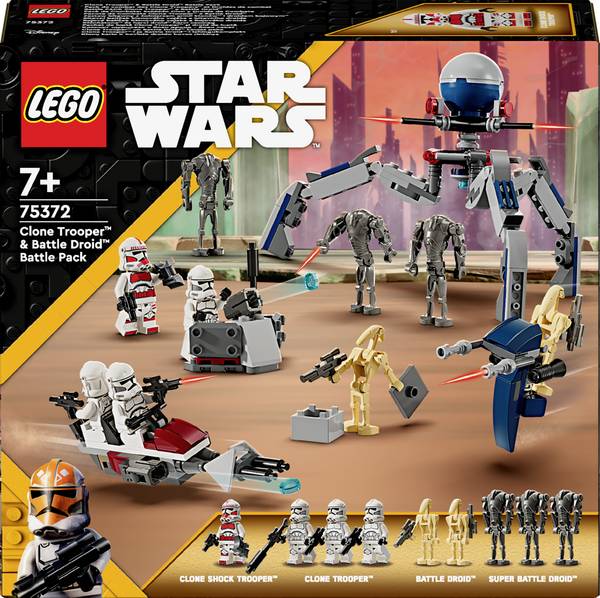 LEGO® STAR WARS™ 75372 Clone Trooper™ & Battle Droid™ Battle Pack