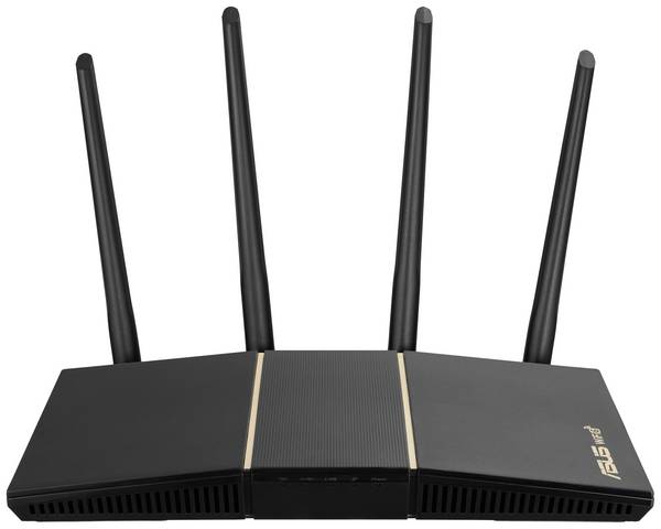 Asustek Computer ASUS RT-AX57 - Wireless Router 4-Port-Switch WiFi Router  2.4 GHz, 5 GHz 2402 MB/s