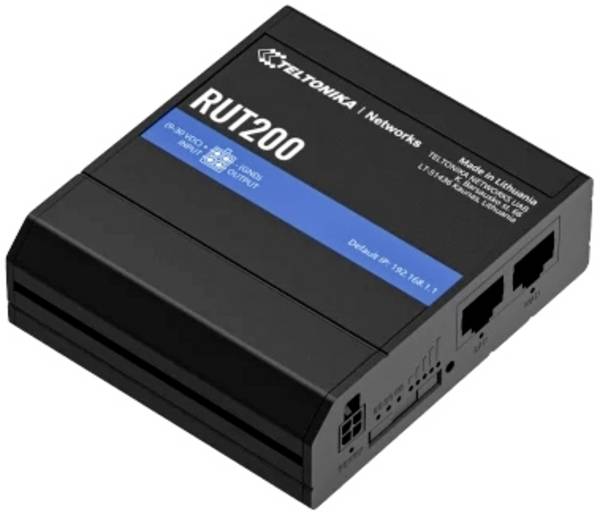 Teltonika RUT200 WiFi Router Inbyggt modem: LTE 2.4 GHz