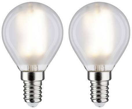 Paulmann 28789 LED-lamp EEK F (A - G) E14  4.5 W Varmvit (Ø x H) 45 mm x 78 mm  2 st