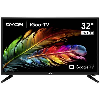 Dyon iGoo-TV 32H LED-TV 81.3 cm 32 tum EEK E (A - G) CI+, DVB-C, DVB-S2, DVB-T2, HD ready, Smart TV, WLAN Svart