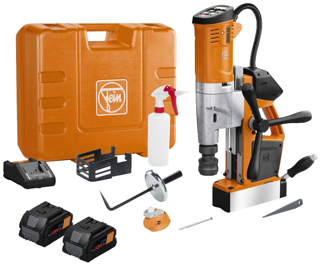 Fein AKBU 35 PMQW 18 V AS Batteridriven kärnborrmaskin 18 V 1-växel borstfri, inkl. 2x batterier, inkl. laddare, inkl. väska