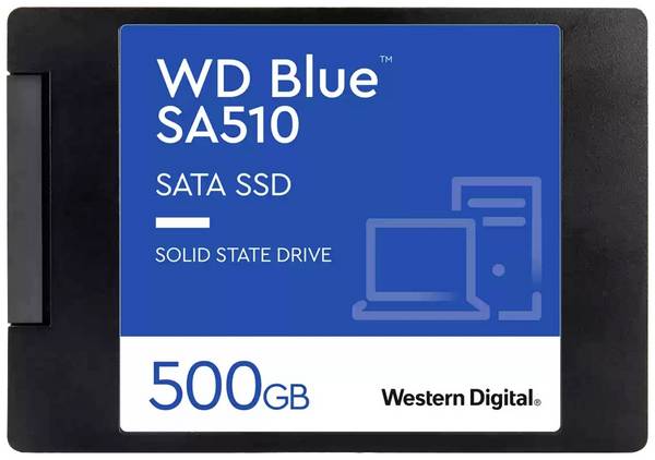 Western Digital Blue™ SA510 500 GB SSD-Hårddisk 2.5" SATA 6 Gb/s Box WDS500G3B0A
