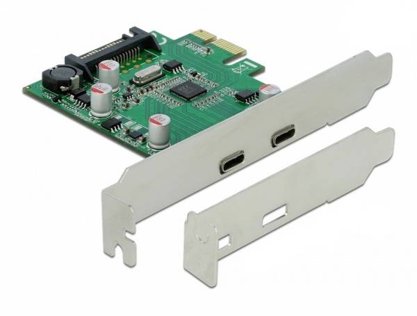 Delock DELOCK PCI Expr x1 Karte - 2x ext SuperS PCI-Express-kort USB 3.2 Gen 1 PCIe