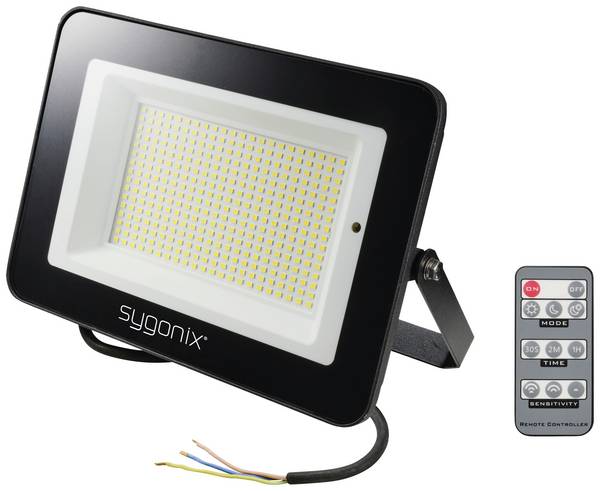 Sygonix SY-5995286 LED-utomhusspotlight med rörelsedetektor EEK: C (A - G) 100 W Ljusfärg: Neutralvit