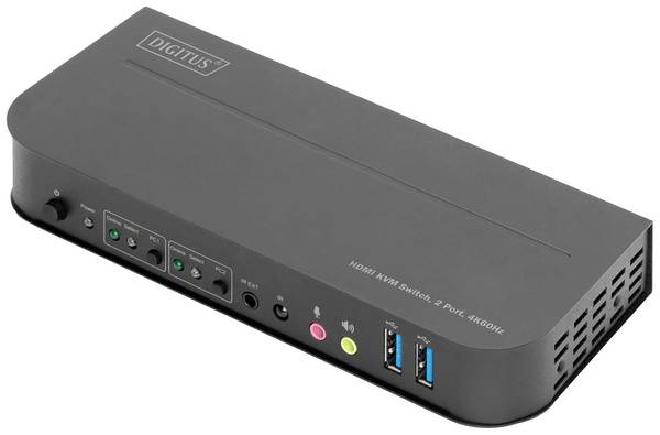 Digitus DS-12874 4 Port KVM-switch HDMI USB 4096 x 2160 Pixel