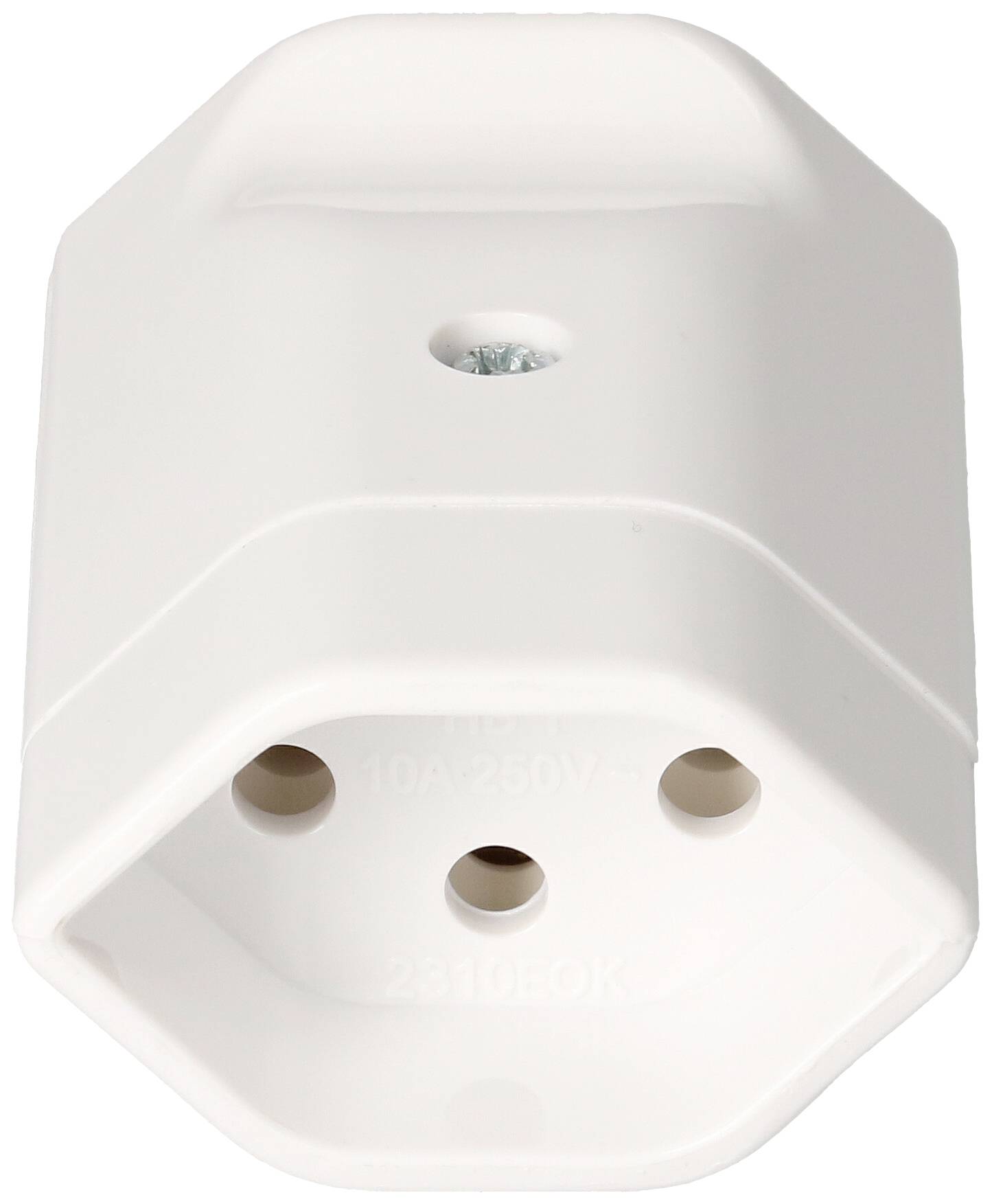 Max Hauri 137260 Elnätskoppling Schweiz Polykarbonat 230 V Vit