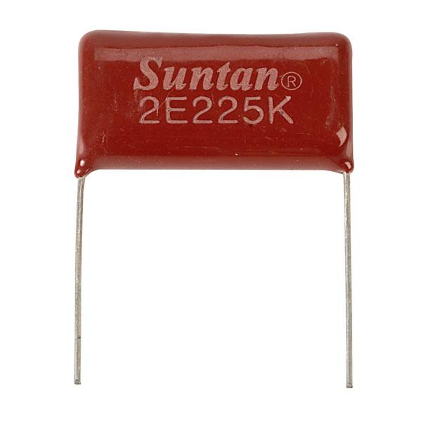 Suntan TS02002E225KSB0I0R 1 st Foliekondensator 2.2 µF 250 V 10 % 27.5 mm (L x B x H) 10 x 31 x 17.5 mm Piece