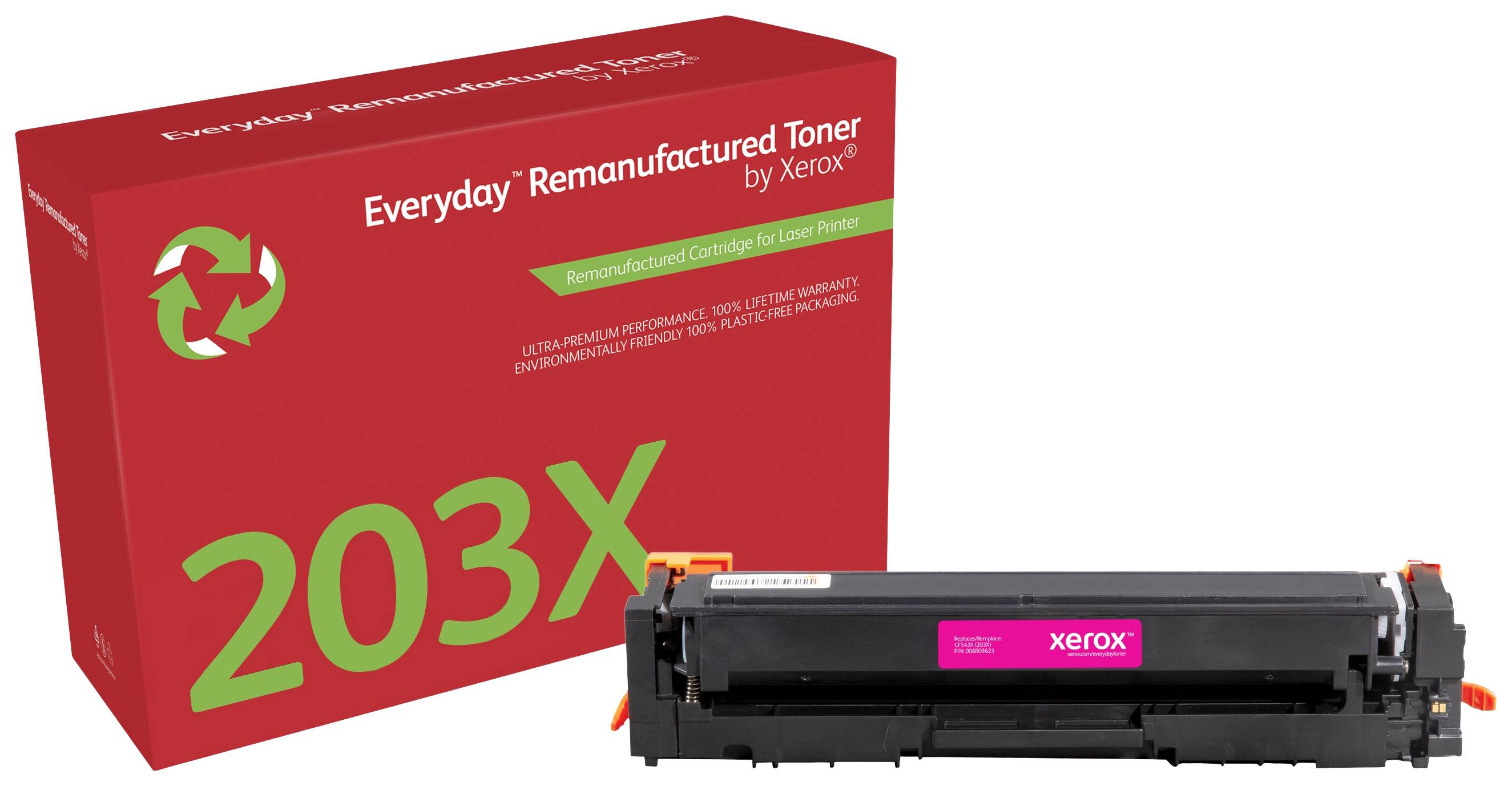 Xerox Toner Ersätter HP HP 203X (CF543X) Kompatibel Magenta 2500 sidor Everyday™ Remanufactured 006R03623