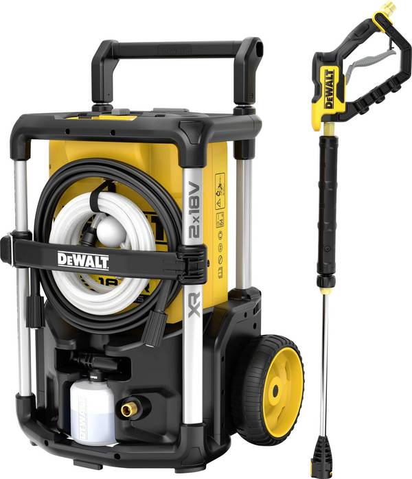 DEWALT DCMPW1600N-XJ Batteridriven högtryckstvätt  110 bar Kallvatten