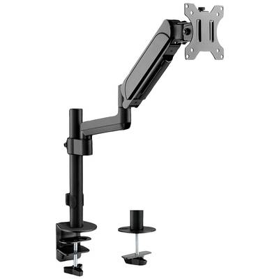 Value 1x Monitor bordsfäste 43,2 cm (17") - 81,3 cm (32") Svart Justerbar i höjd, Vridbar, Tiltbar