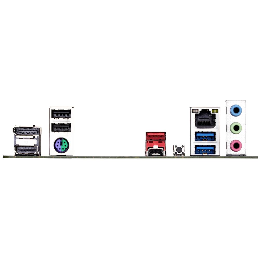 Anslutningar på baksidan av en dator: USB-portar, HDMI, Ethernet, ljuduttag och en PS/2-port för tangentbord eller mus.