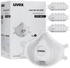 uvex silv-Air classic 2310 8762310 Dammskyddsmask med ventil FFP3 D 15 st EN 149:2001 + A1:2009 DIN 149:2001 + A1:2009