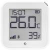 Shelly H&T Gen 3 Matte White Trådlös temperatursensor, fuktsensor Bluetooth, Wi-Fi