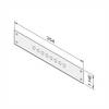 nVent SCHROFF 20118714 Frontpanel 1 st