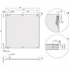 nVent SCHROFF 20846453 Frontpanel 1 st