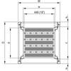 nVent SCHROFF 22117671 Shelf (B x D) 600 mm x 680 mm 1 st