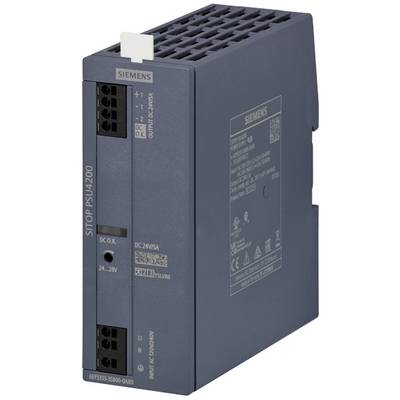 Strömförsörjningsenhet från Siemens, modell SITOP PSU4200. Huvudsakligen använd för industriella tillämpningar för spänningsmatning.