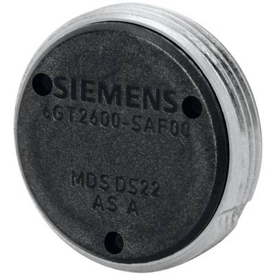 Rund batteri från Siemens, modell LGT2600-5AF00. Svart ovansida med vit kant, teknisk beteckning och modellnummer synligt.