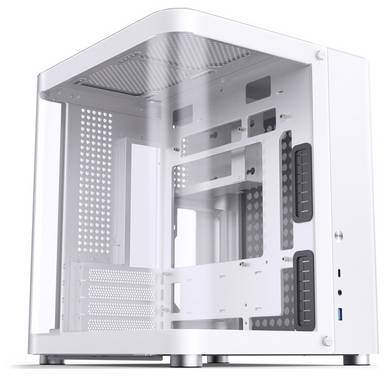 Jonsbo TK-1 2.0 Tempered Glass Microtower Datorchassi  Vit