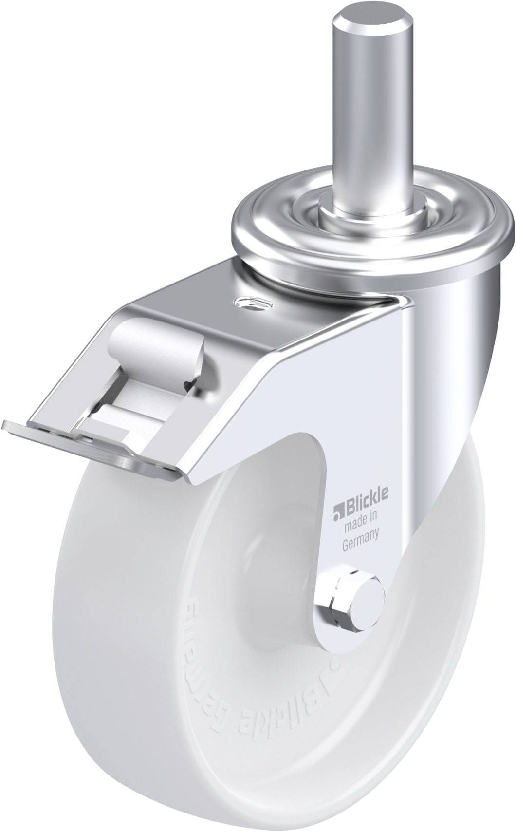 Blickle 580324 LEZ-PO 125G-FI Länkrulle i stålplåt Hjuldiameter: 125 mm Bärförmåga (max. ): 150 kg 1 st