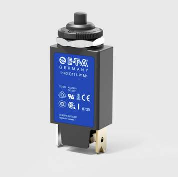 ETA Engineering Technology  1140-G111-P1M1-12A    Skyddsbrytare    240 V/AC, 48 V/DC  12 A    1 st