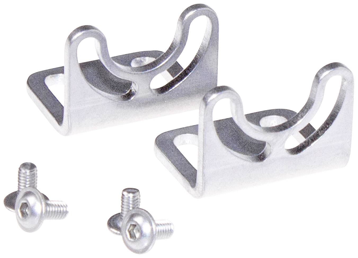 LED2WORK Hållare 210200-23 Rostfritt stål (L x B x H) 20 x 25 x 20 mm 1 par