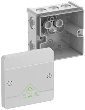 Spelsberg Abox 025-L Avgreningsbox (L x B x H) 85 x 85 x 52 mm Grå IP66 1 st
