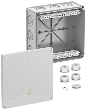 Spelsberg Abox 350-35² Avgreningsbox (L x B x H) 252 x 252 x 120 mm Grå IP55, IP66 1 st