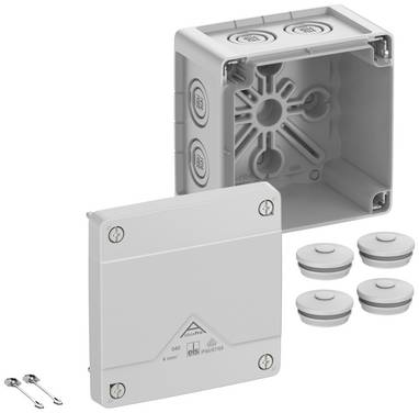 Spelsberg Abox Pro 040-L Avgreningsbox (L x B x H) 102 x 102 x 70 mm Grå IP66, IP67, IP69 1 st
