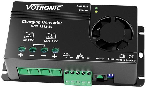 Votronic VCC 1212-30 Solenergi laddningsstyrenhet  12 V 30 A