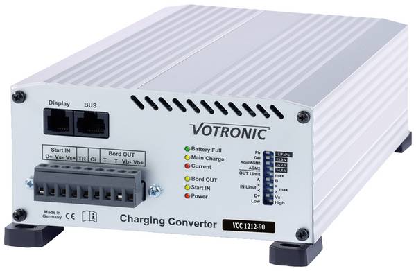 Votronic VCC 1212-90 Solenergi laddningsstyrenhet  12 V/AC 90 A