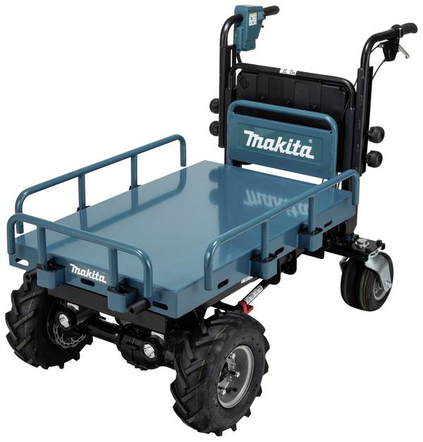 Makita DCU601Z Skottkärra 300 kg  höjdjusterbar Luft