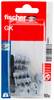 Fischer 045473 GK K NV Plugg för gipsskivor 22 mm 1 set