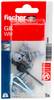 Fischer 090918 GK WH K NV Plugg för gipsskivor 1 set