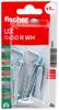 Fischer 094625 UX 8 x 50 WH K NV Universalplugg 50 mm 1 set