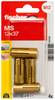 Fischer 532736 MS 12 x 37 K NV Mässingplugg 37 mm 1 set